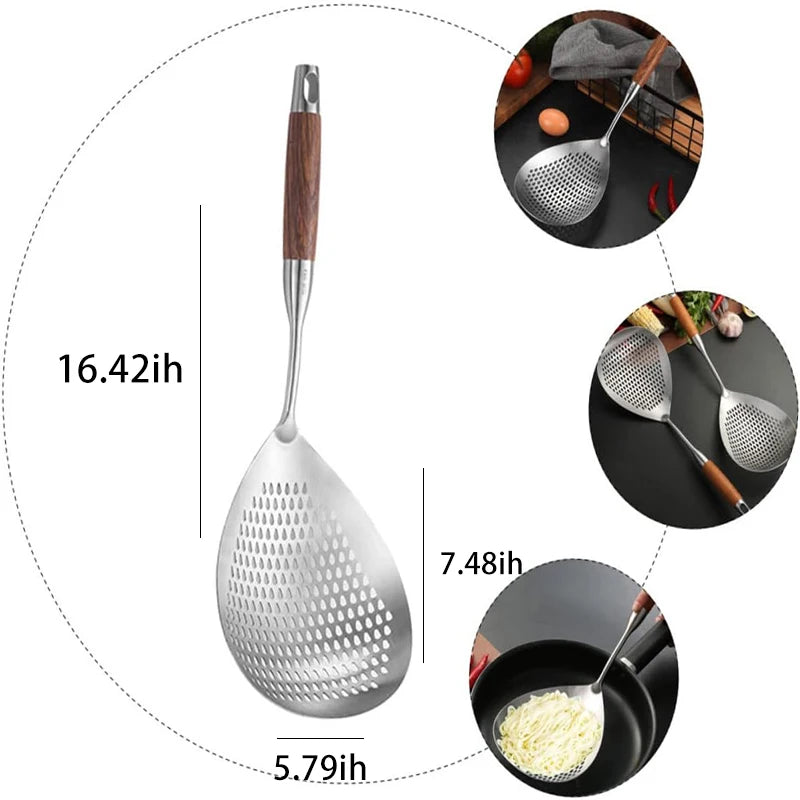 Stainless Steel Spider Strainer Skimmer For Kitchen Cooking