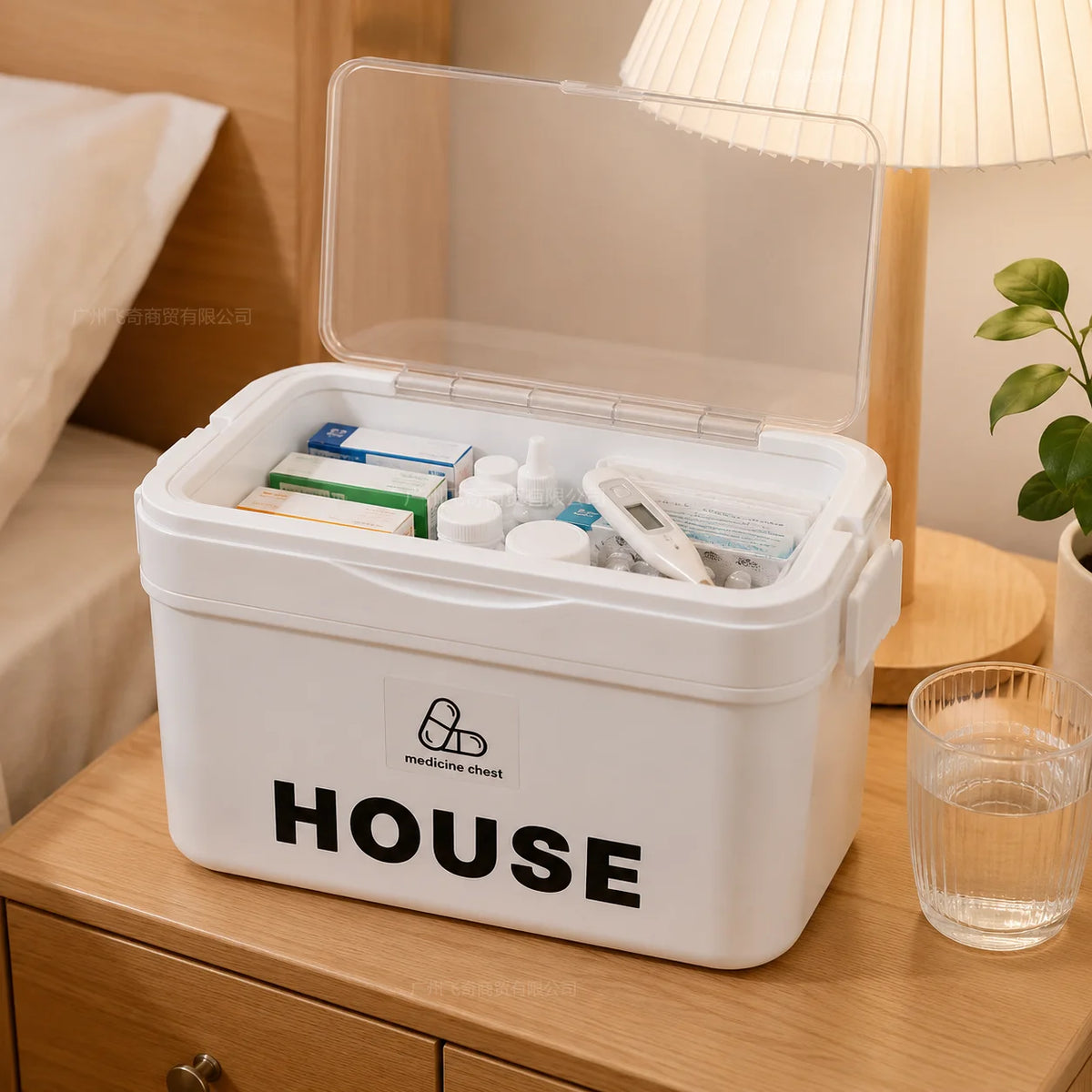 Multi Tier Stackable Storage Box for First Aid Medicine