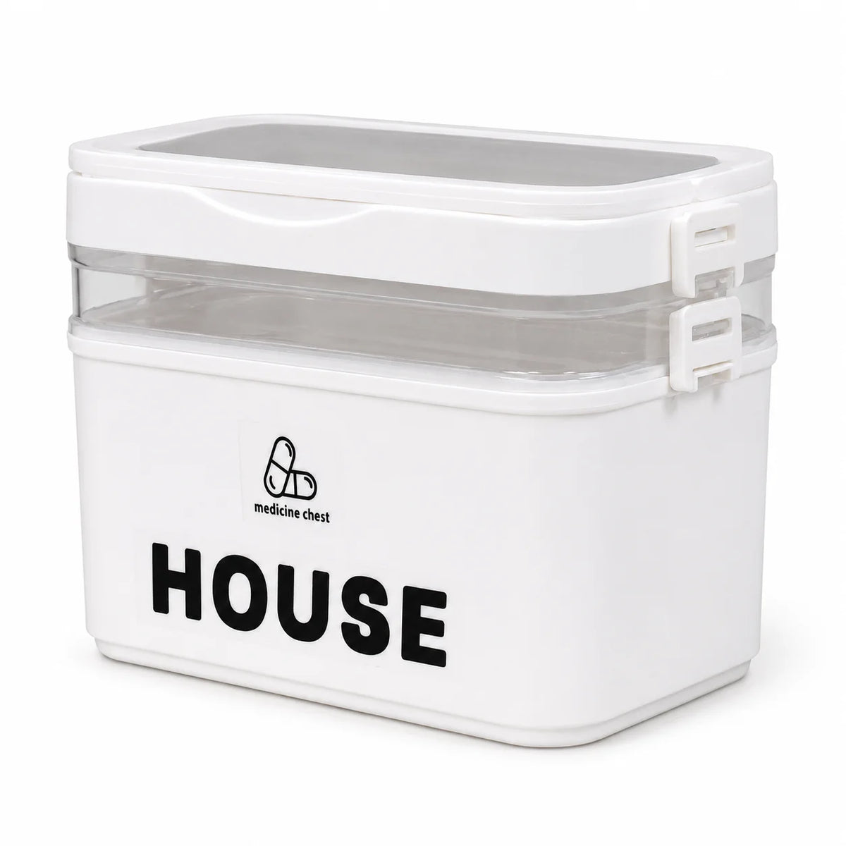 Multi Tier Stackable Storage Box for First Aid Medicine