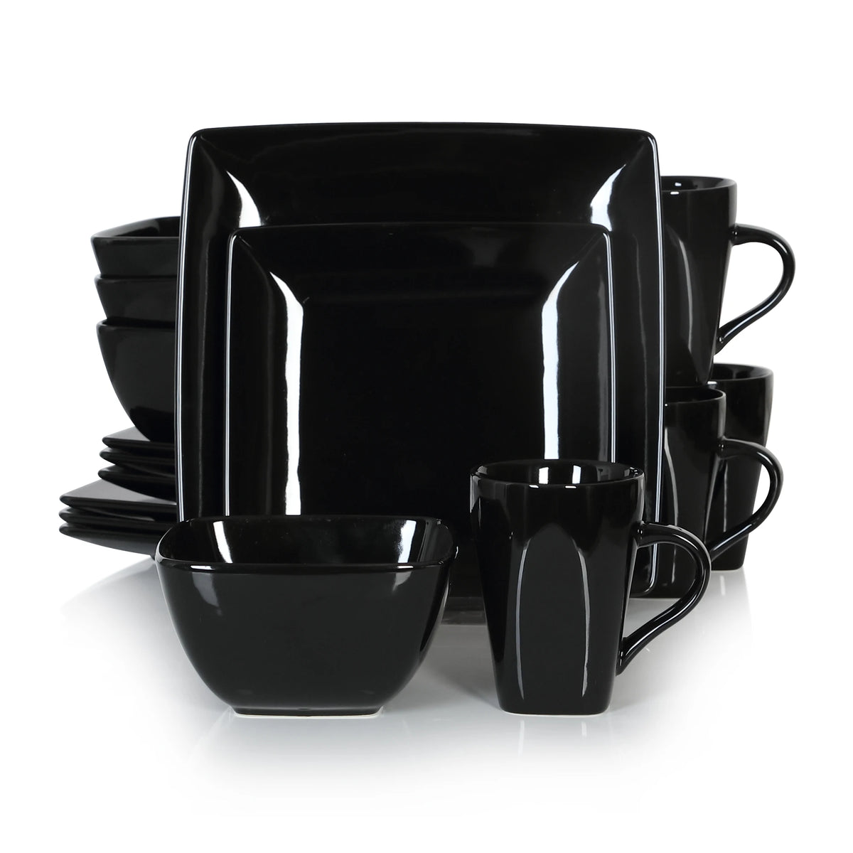 Malacasa Soho Ceramic Dinnerware Set With Bowls And Mugs