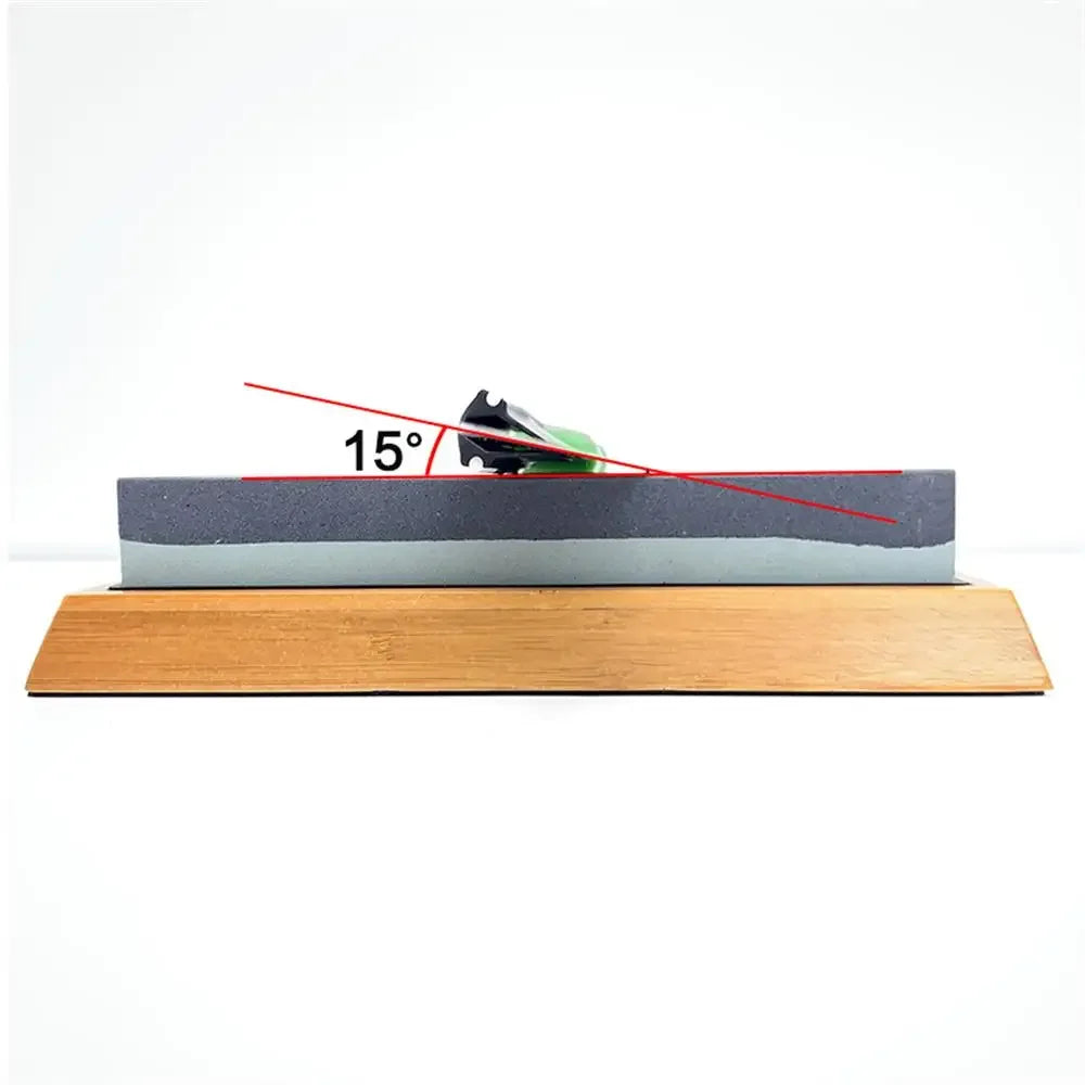 Professional Kitchen Knife Sharpener With Angle Guide Sharpening Stone