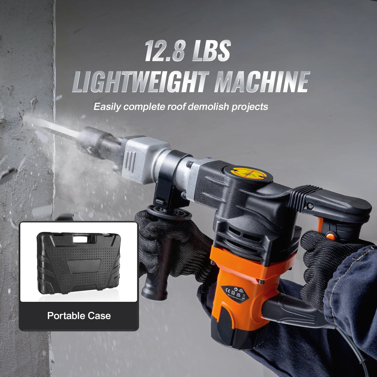 SucceBuy Heavy Duty Electric Jackhammer Concrete Breaker