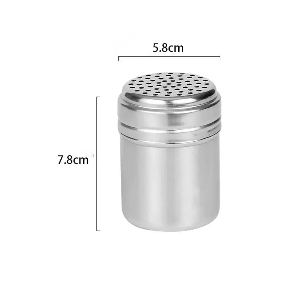 Stainless Steel Spice Jar With Secure Rotating Lid For Kitchen