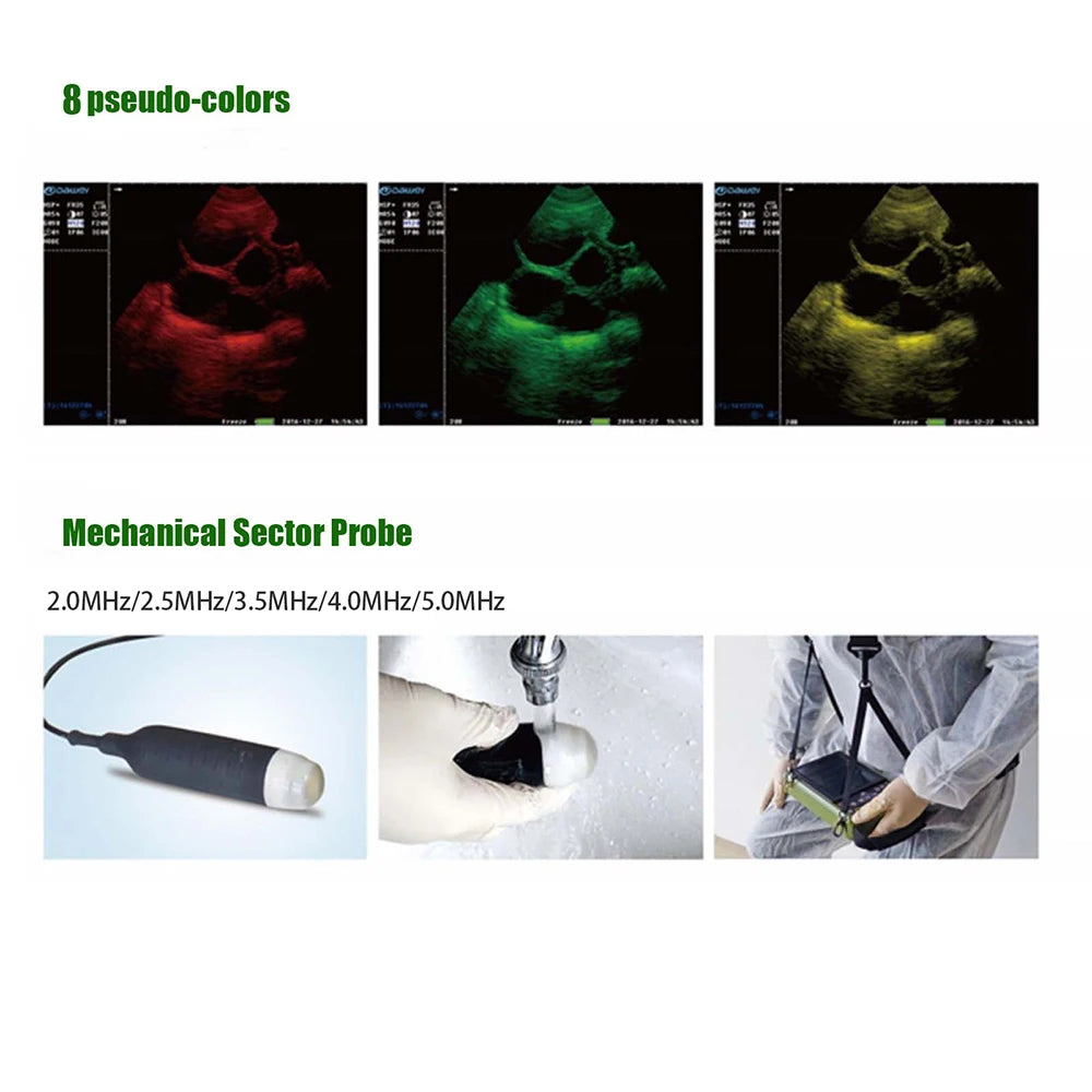 Dawei Portable Veterinary Ultrasound Scanner 3.5 Mhz Rectal Probe