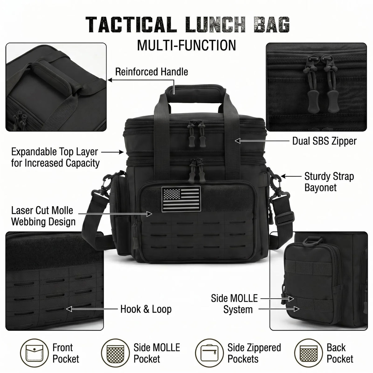 ReFire Gear Leakproof Thermal Insulated Tactical Lunch Bag