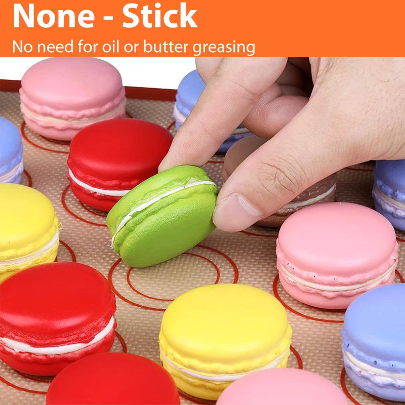 Cippes Reusable Silicone Baking Mat Nonstick Heat Resistant Sheet