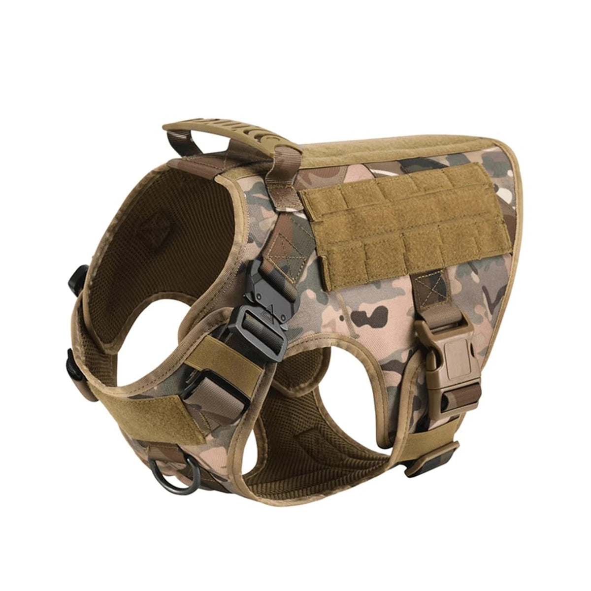 Tactical Padded Nylon Dog Harness For Walking And Training