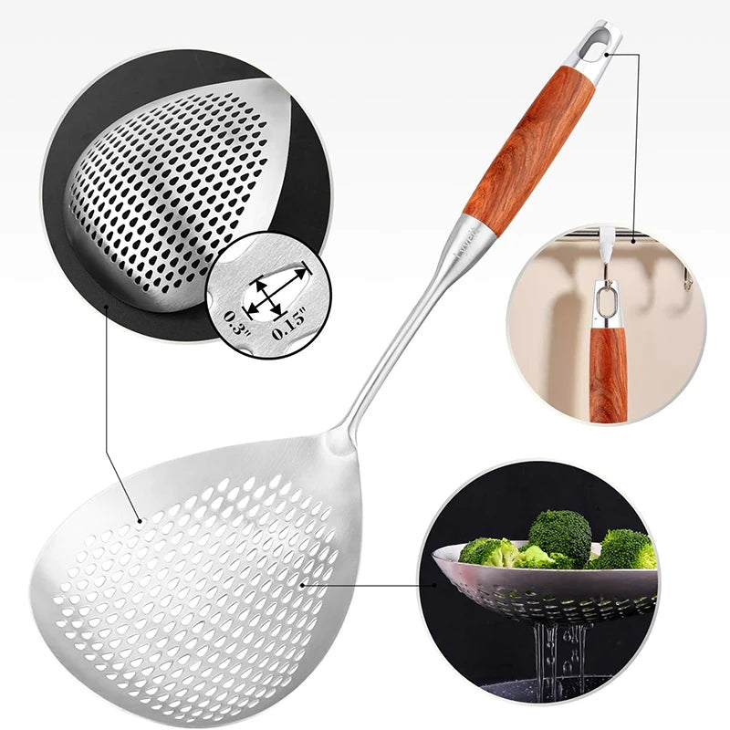 Stainless Steel Spider Strainer Skimmer For Kitchen Cooking