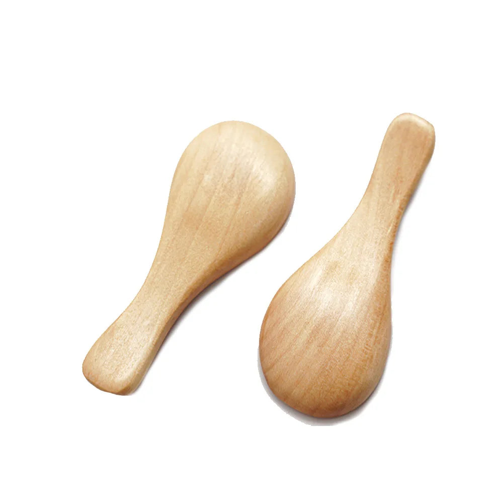 Practical Mini Wooden Spoons For Tea And Kitchen Seasoning