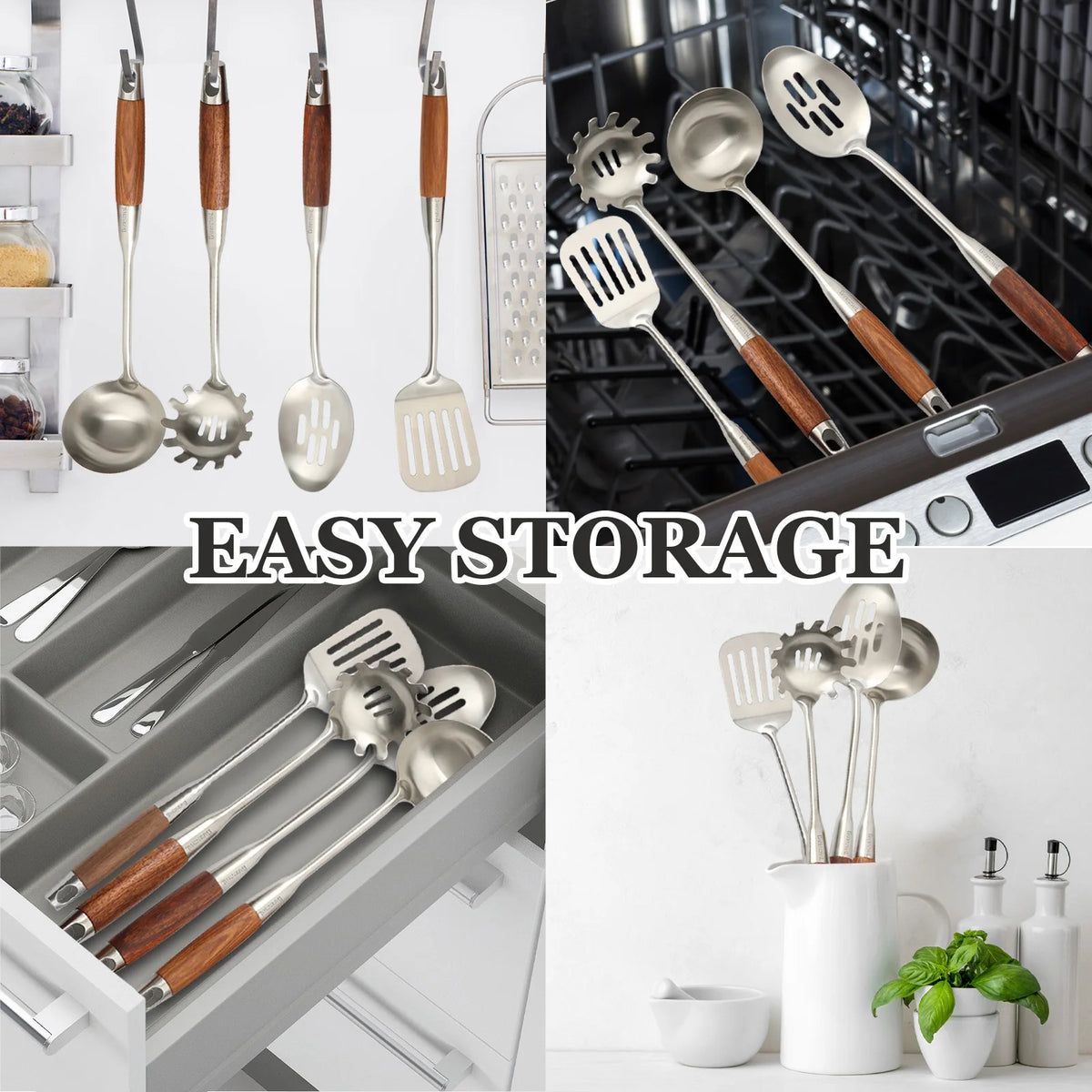 Barenthal 4 Piece Stainless Steel Kitchen Utensil Set With Handles