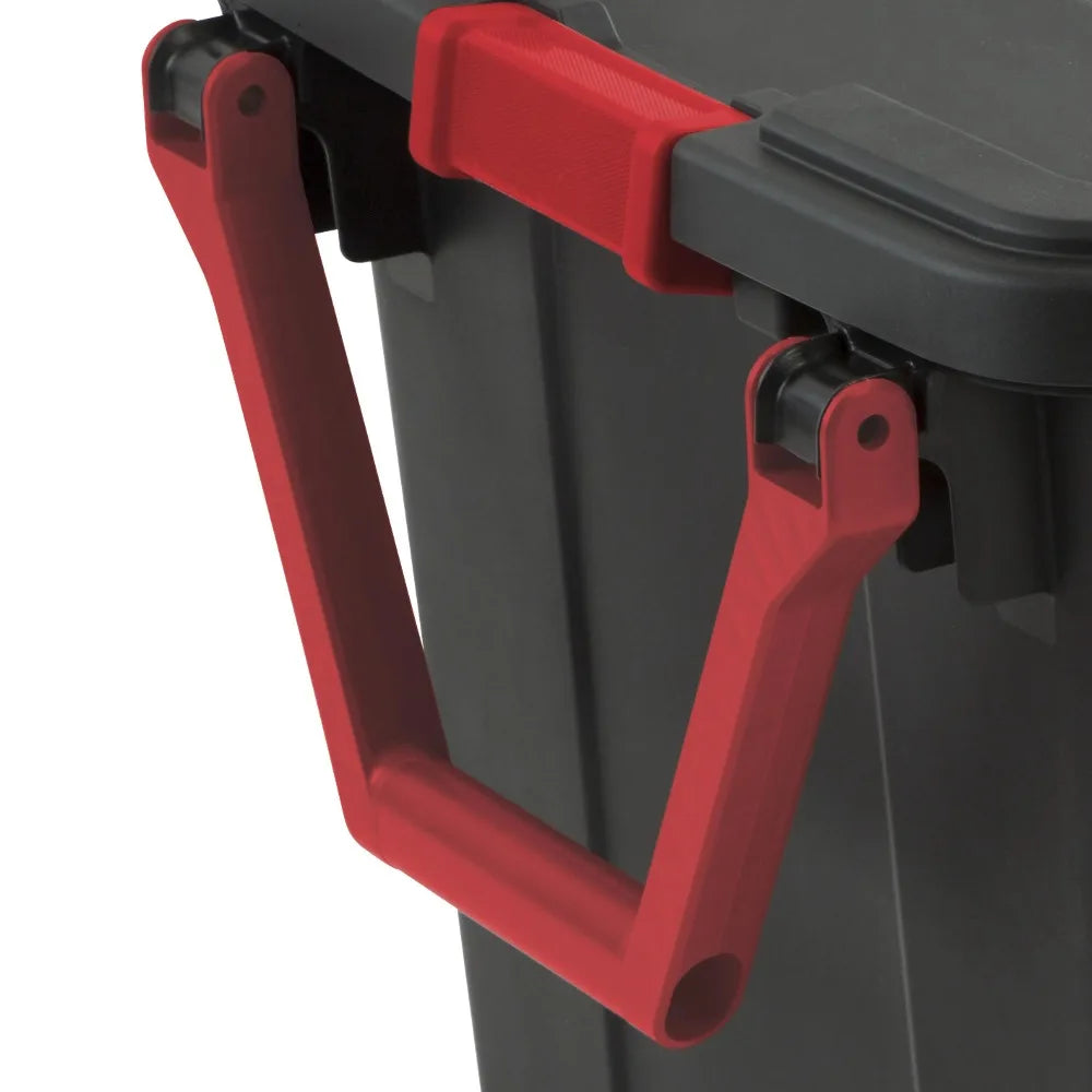 Sterilite Heavy Duty Industrial Wheeled Storage Tote With Handle