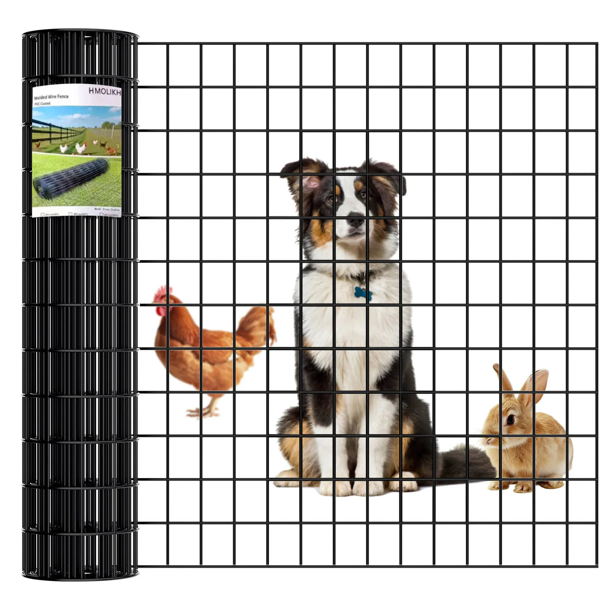 Heavy Duty PVC Coated Welded Wire Fence For Outdoor Use