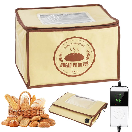 Gemitto Adjustable Bread Dough Proofer With Timer And Temperature Control