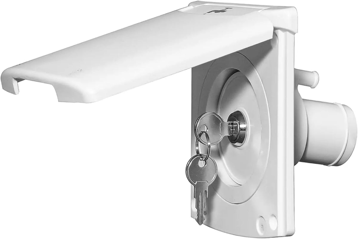 HWHongRV RV Water Inlet With Cover And Magnetic Locking Cap