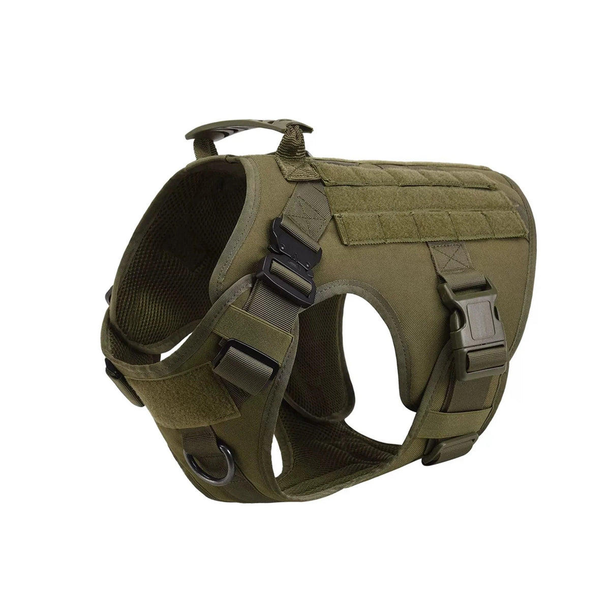 Tactical Padded Nylon Dog Harness For Walking And Training