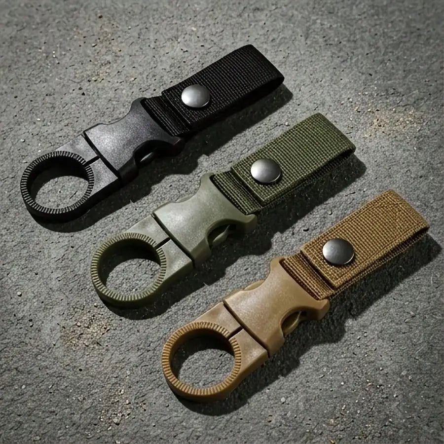 3Pcs Outdoor Carabiner Water Bottle Clips For Backpacks
