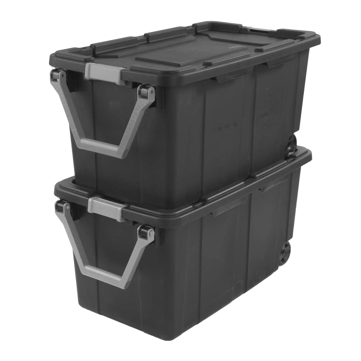 Sterilite Heavy Duty Industrial Wheeled Storage Tote With Handle