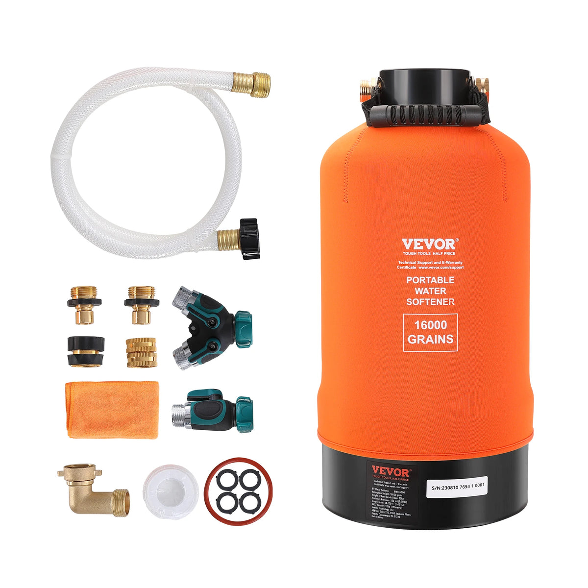 SucceBuy Portable RV Water Softener System For Cleaner Softer Water