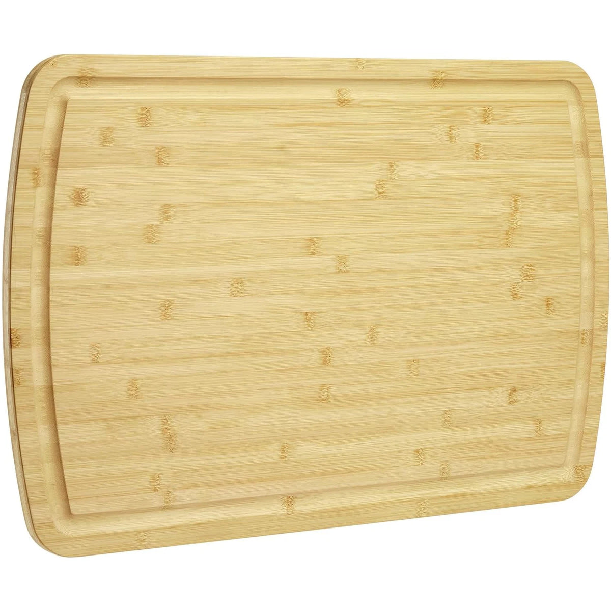 Bamboo Cutting Boards for Kitchen, Extra Large Wood Cutting Board with Deep Juice Groove and Handle Heavy Duty Chopping board, 30" x 20" Knife Friendly Serving Tray with Handles