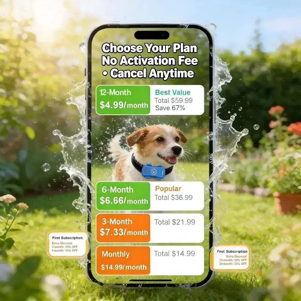 Wanwaytech 4G GPS Pet Tracker Real Time Tracking Waterproof IP67