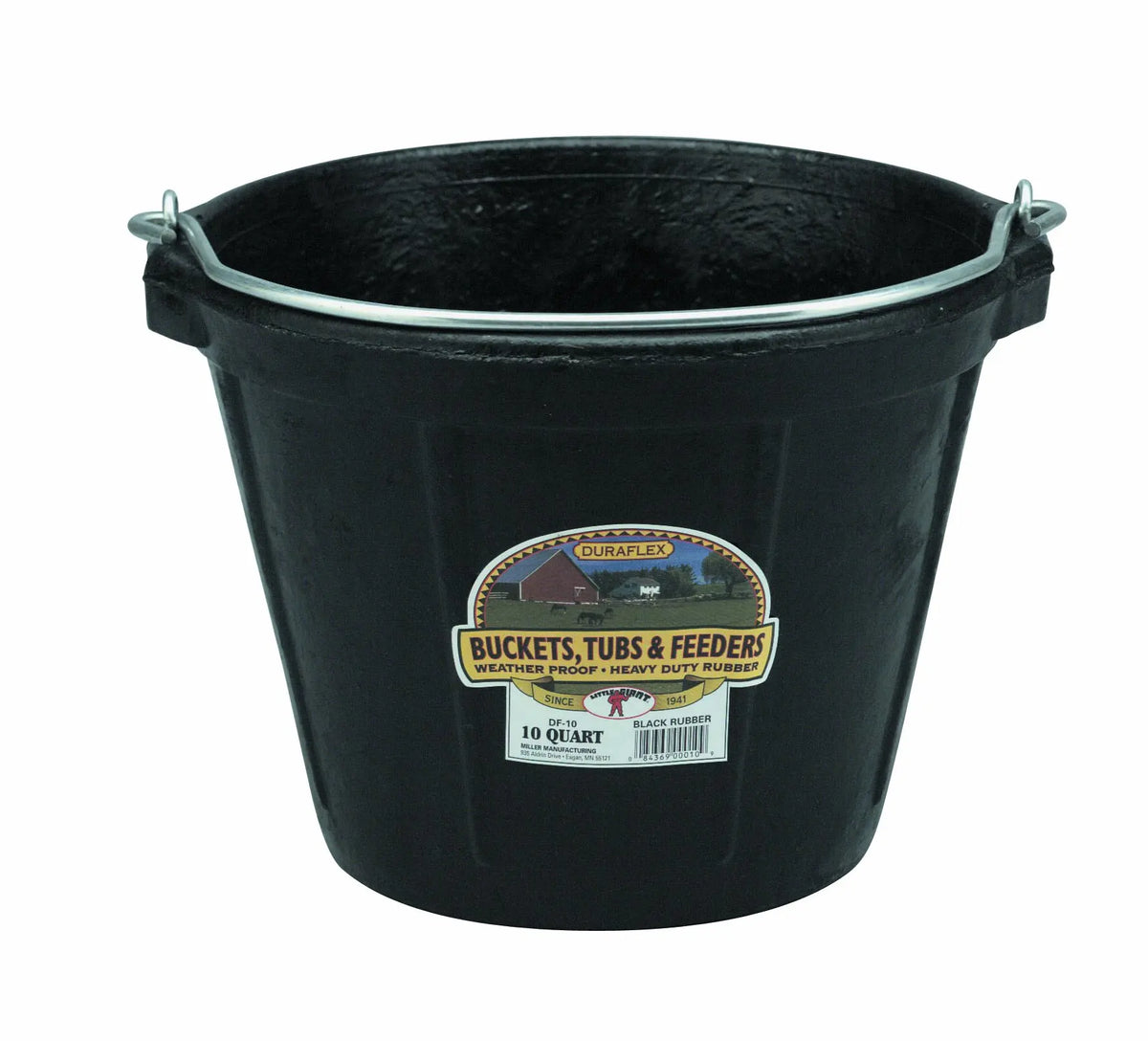 Little Giant Heavy Duty Rubber Pail For Livestock Feeding