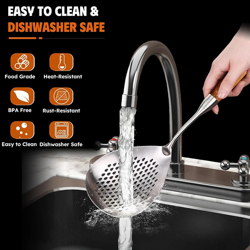 Stainless Steel Spider Strainer Skimmer For Kitchen Cooking