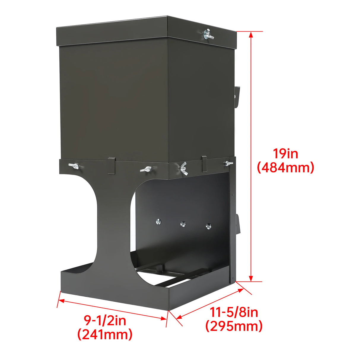 Heavy Duty Powder Coated Deer Block Feeder Rack Stand