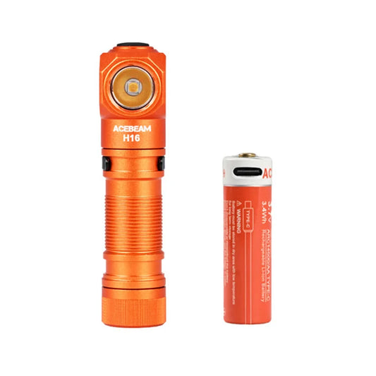 Acebeam H16 Right Angle LED Headlamp Ultra Lightweight 1000 Lumens