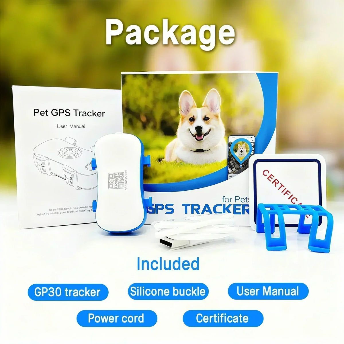 Wanwaytech 4G Pet GPS Tracker Real Time Tracking WiFi Waterproof