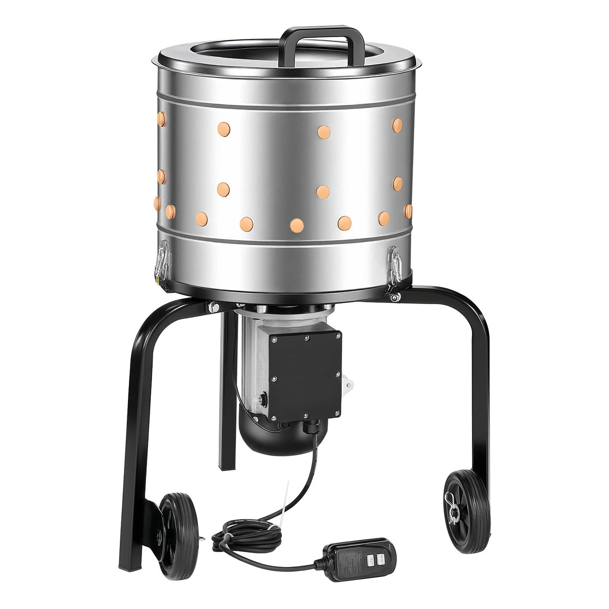 Succebuy Chicken Plucker Machine With Soft Fingers And Transport Wheels