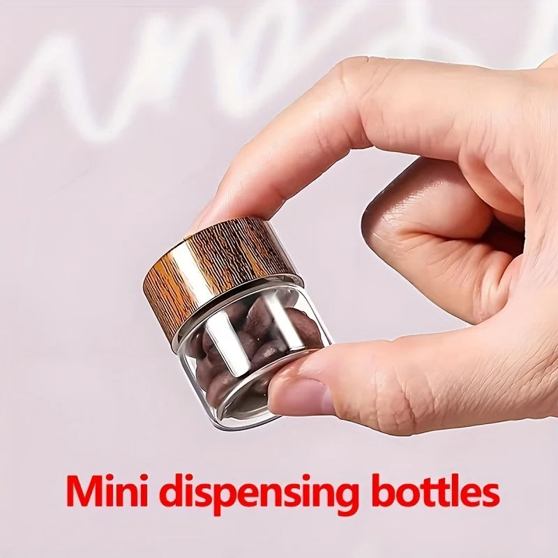 Portable Mini Glass Dispenser Bottles For Travel And Kitchen Use