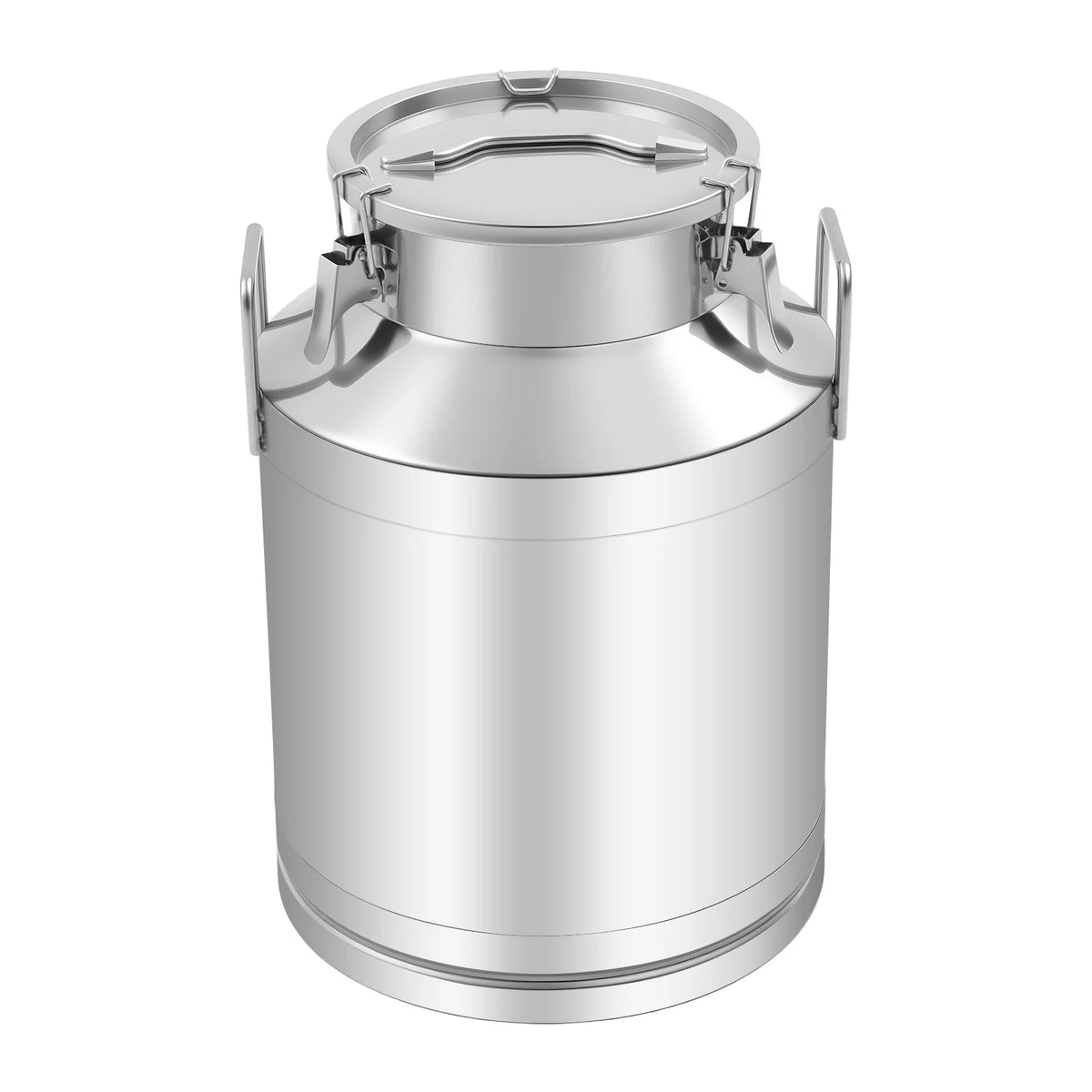 Bymaocar Stainless Steel Milk Container With 3 Secure Locking Lids