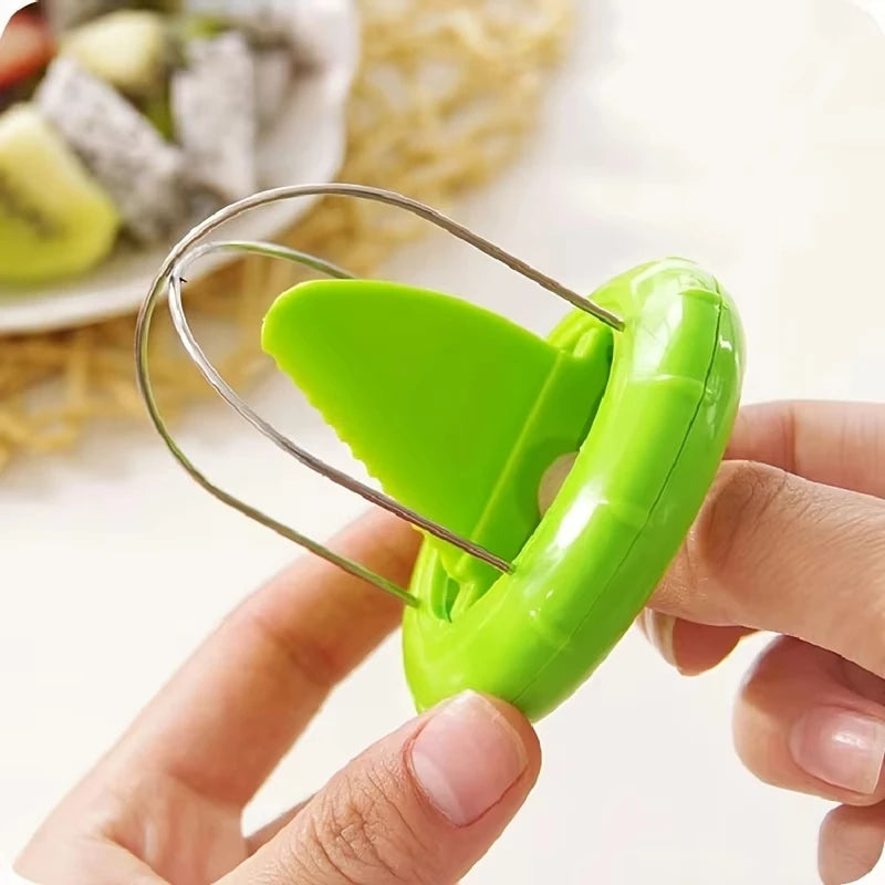 Stainless Steel Kiwi Slicer And Fruit Peeler Kitchen Gadget