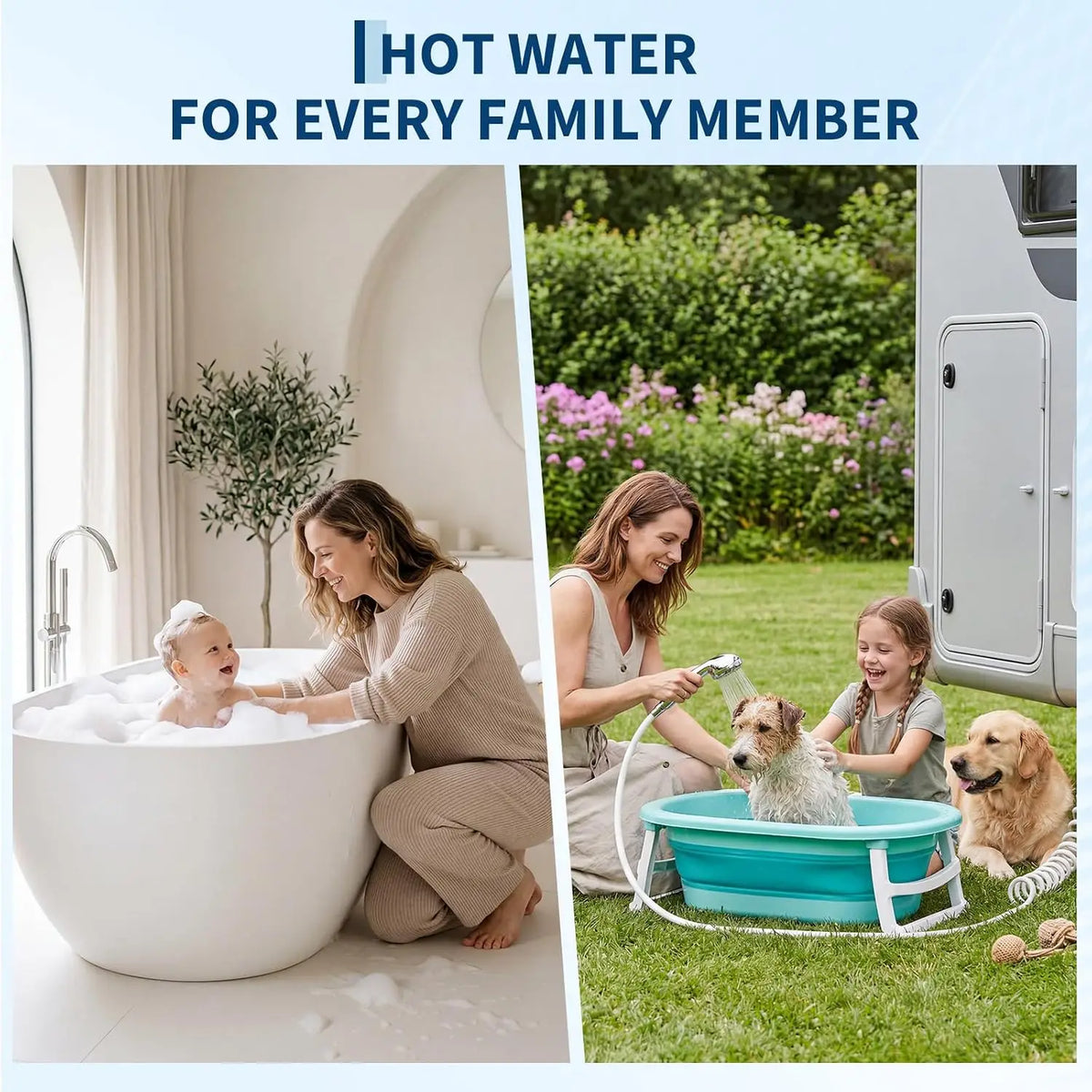 Tankless RV Water Heater With Instant On Demand Hot Water