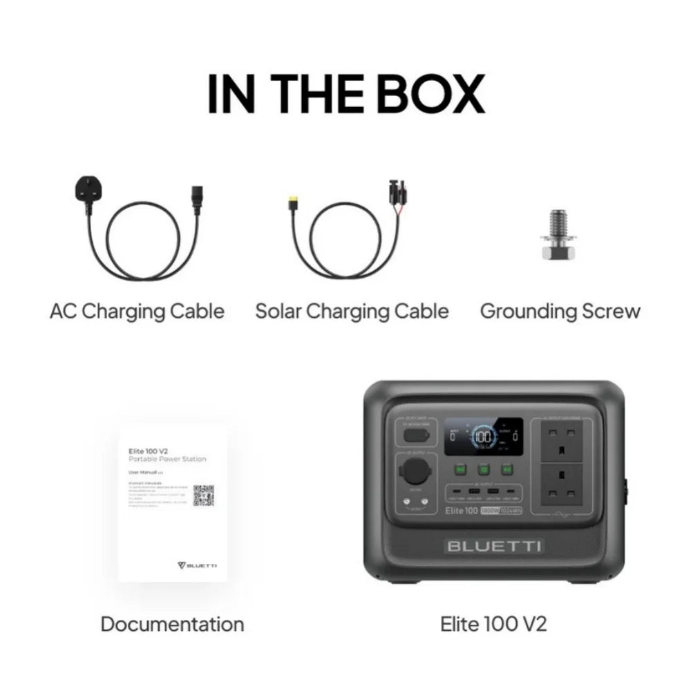 Bluetti Elite 100 V2 Portable Power Station 1800W 1024Wh
