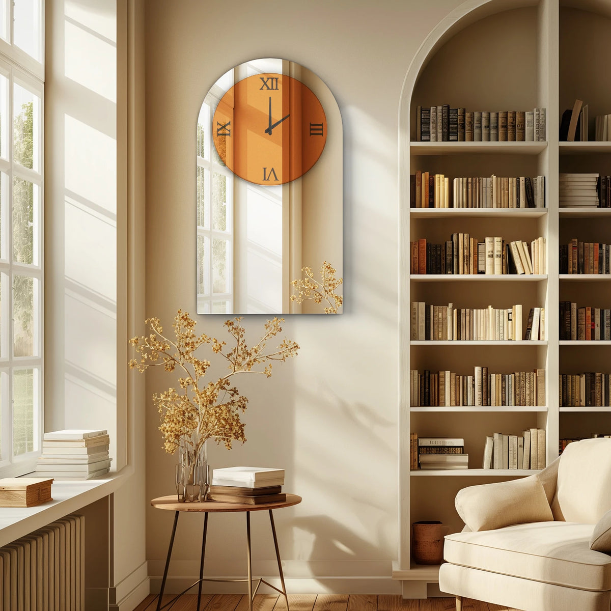 Wisfor Arched Glass Decorative Wall Mirror For Modern Living