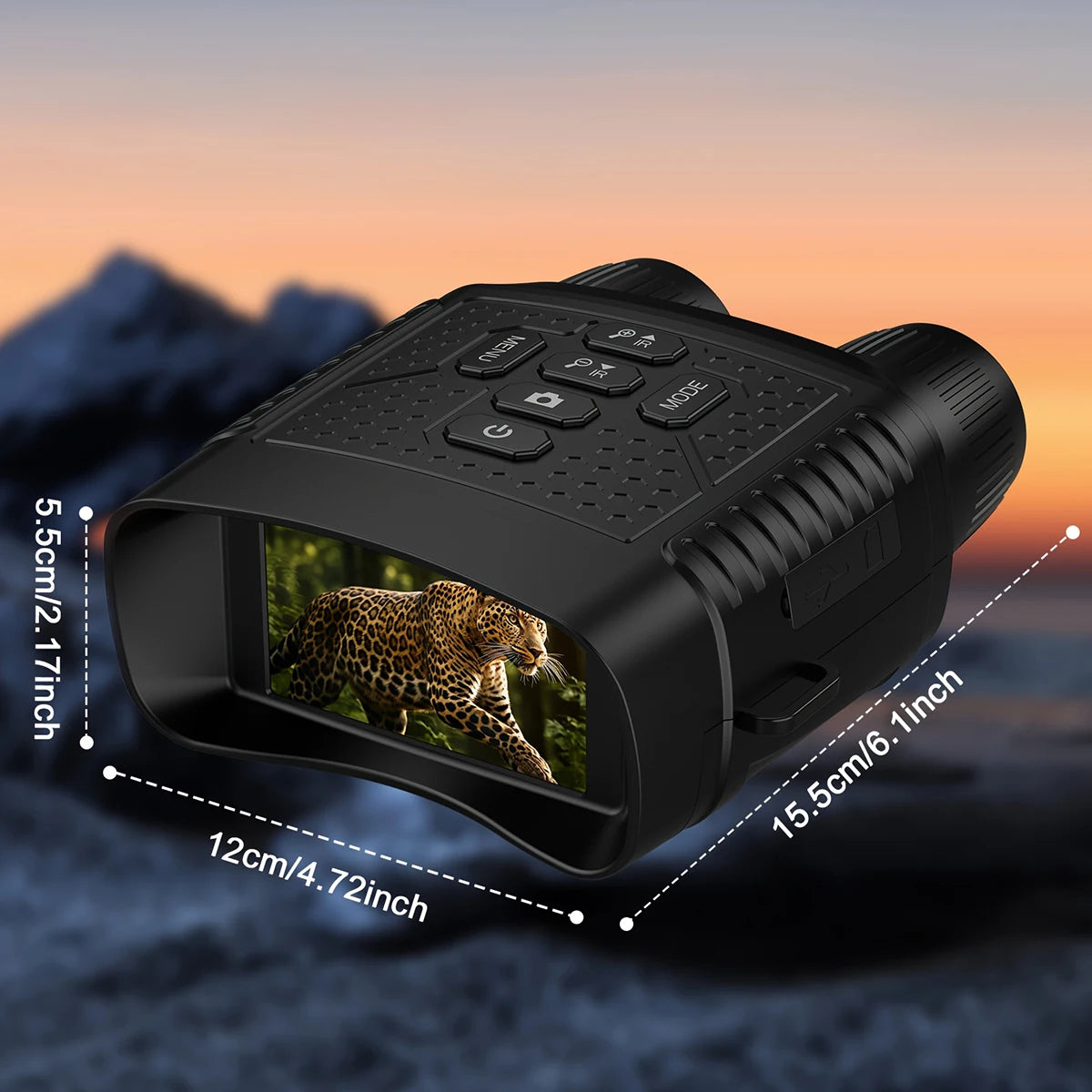 Digital Night Vision Binoculars With 6X Digital Zoom And Screen