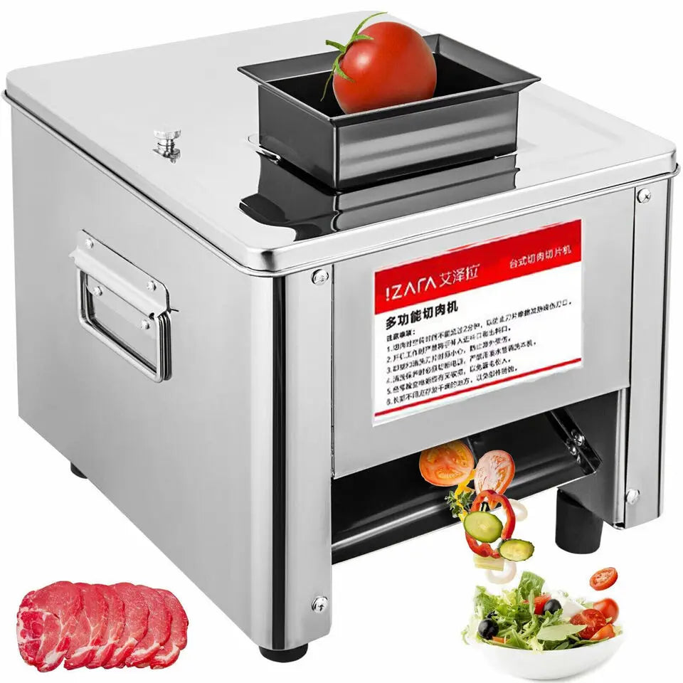 Commercial Stainless Steel Electric Meat And Vegetable Slicer