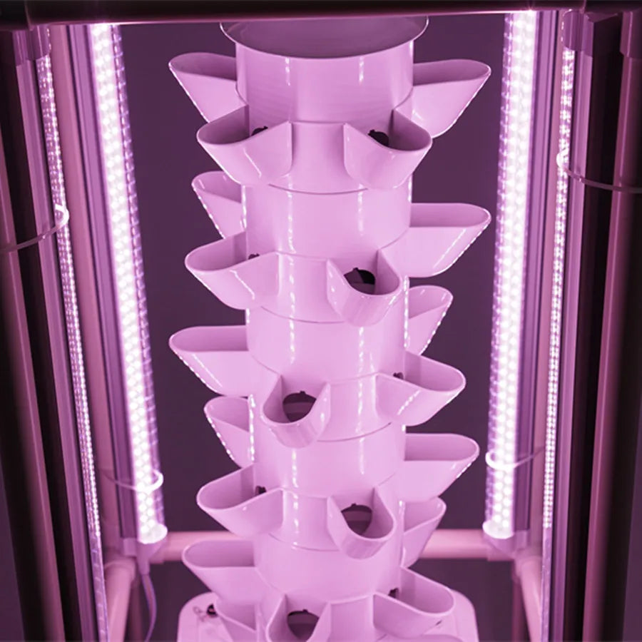 6 Tier Hydroponic Vertical Garden Tower With 30 Planting Holes