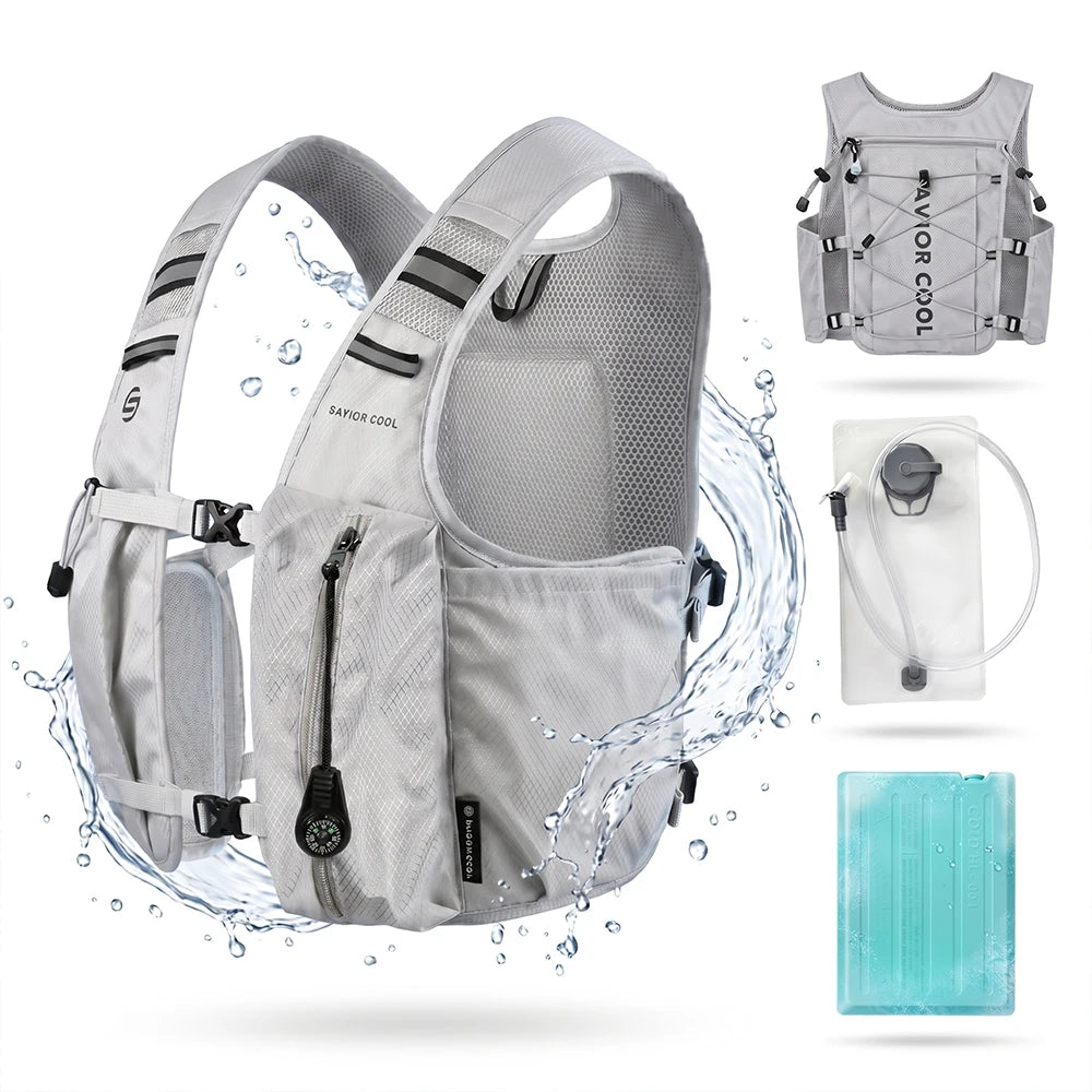 Portable Air Conditioning Cooling Vest With Water Bladder