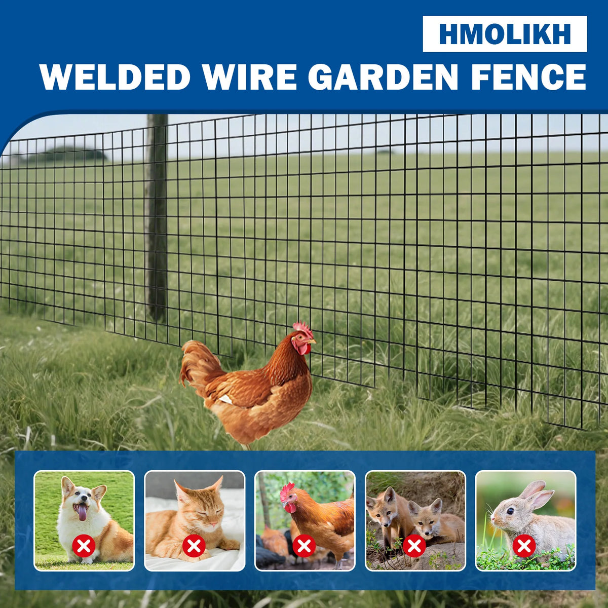 Heavy Duty PVC Coated Welded Wire Fence For Outdoor Use