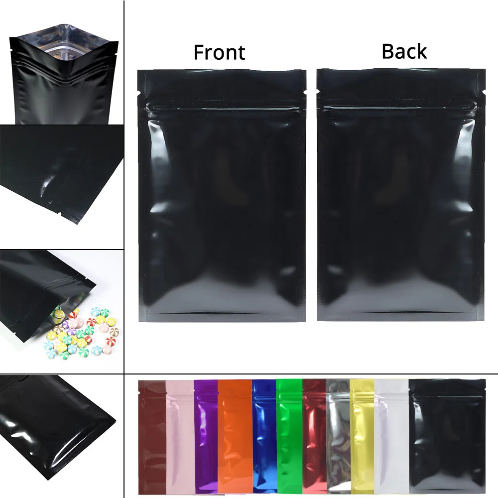 VoluPack Heat Seal Aluminum Foil Ziplock Storage Bags