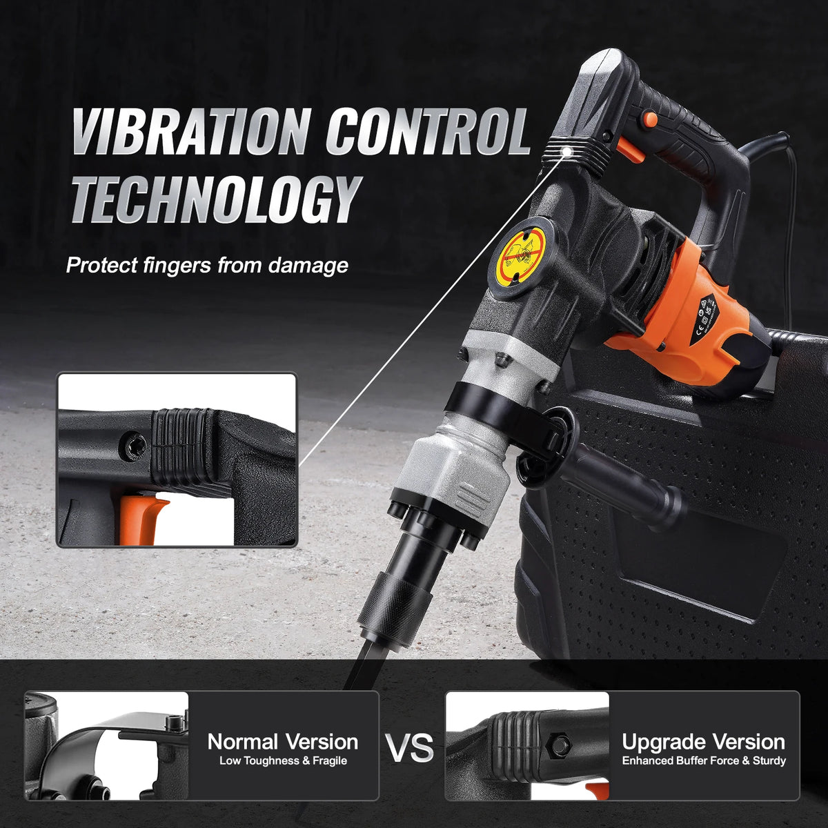 SucceBuy Heavy Duty Electric Jackhammer Concrete Breaker