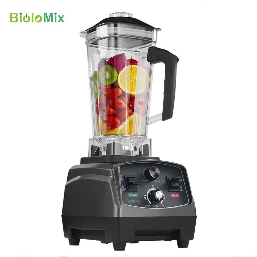 Biolomix Commercial Grade Timer Blender With Tritan Mixing Container