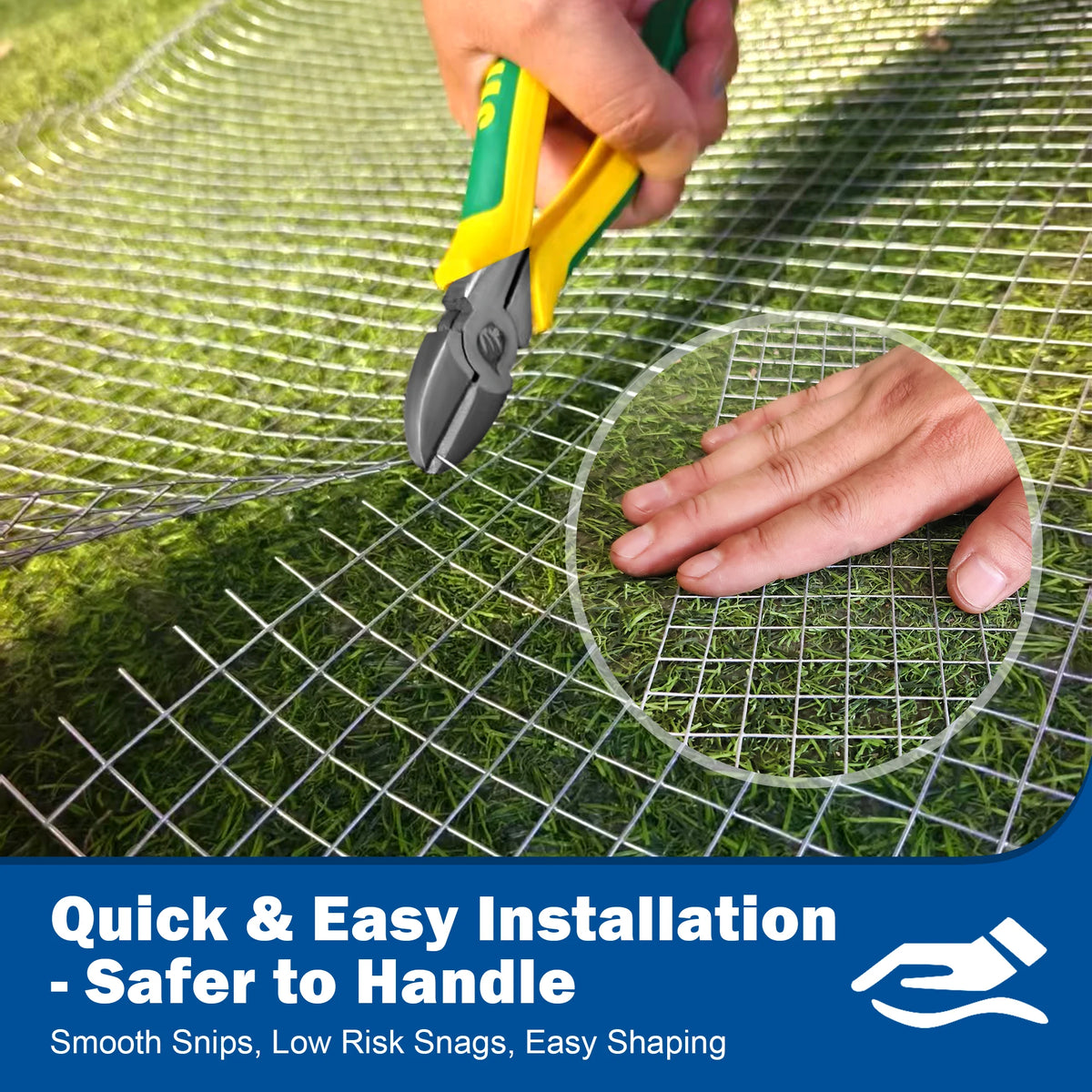 Galvanized Hardware Cloth Roll With Pliers And Gloves For Coops