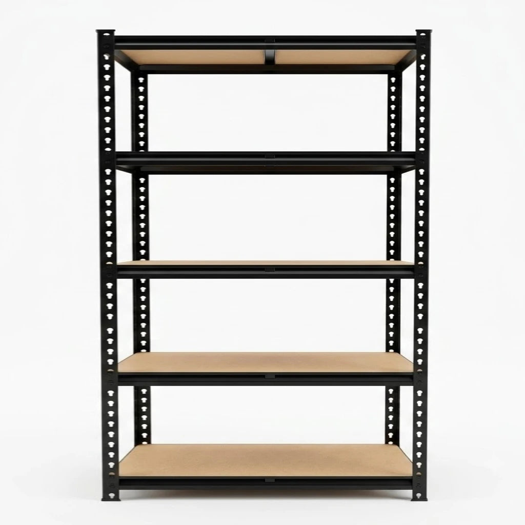 Adjustable Five Tier Metal Shelving Rack For Kitchen Storage