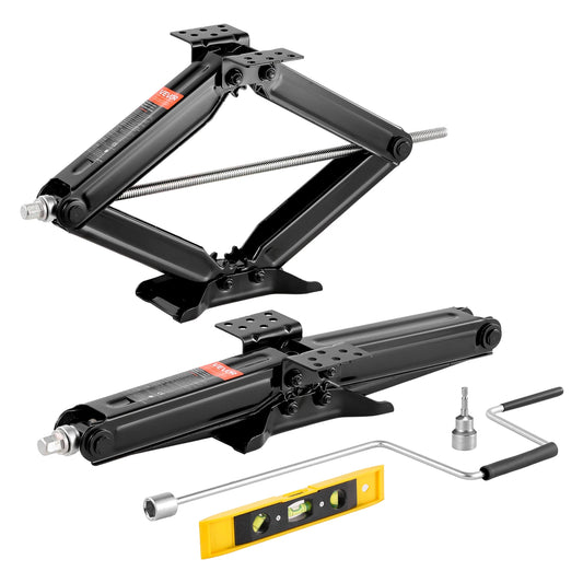 VEVOR 5000/6500/9000lbs RV Scissor Jacks 2/4 PCS RV Stabilizer Leveling Scissor Jacks Heavy Duty Stabilizer Jack Fit for RVs