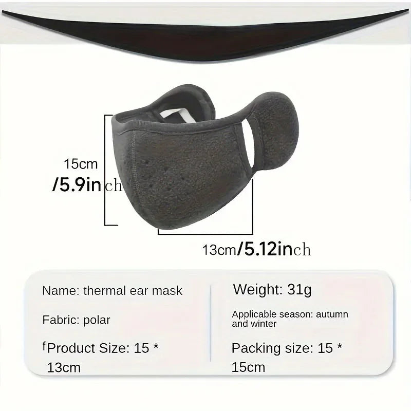Windproof Winter Fleece Face Mask For Motorcycle And Cycling