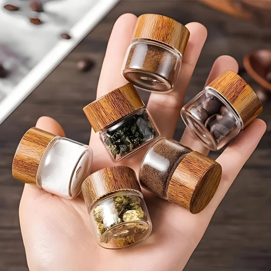 Portable Mini Glass Dispenser Bottles For Travel And Kitchen Use