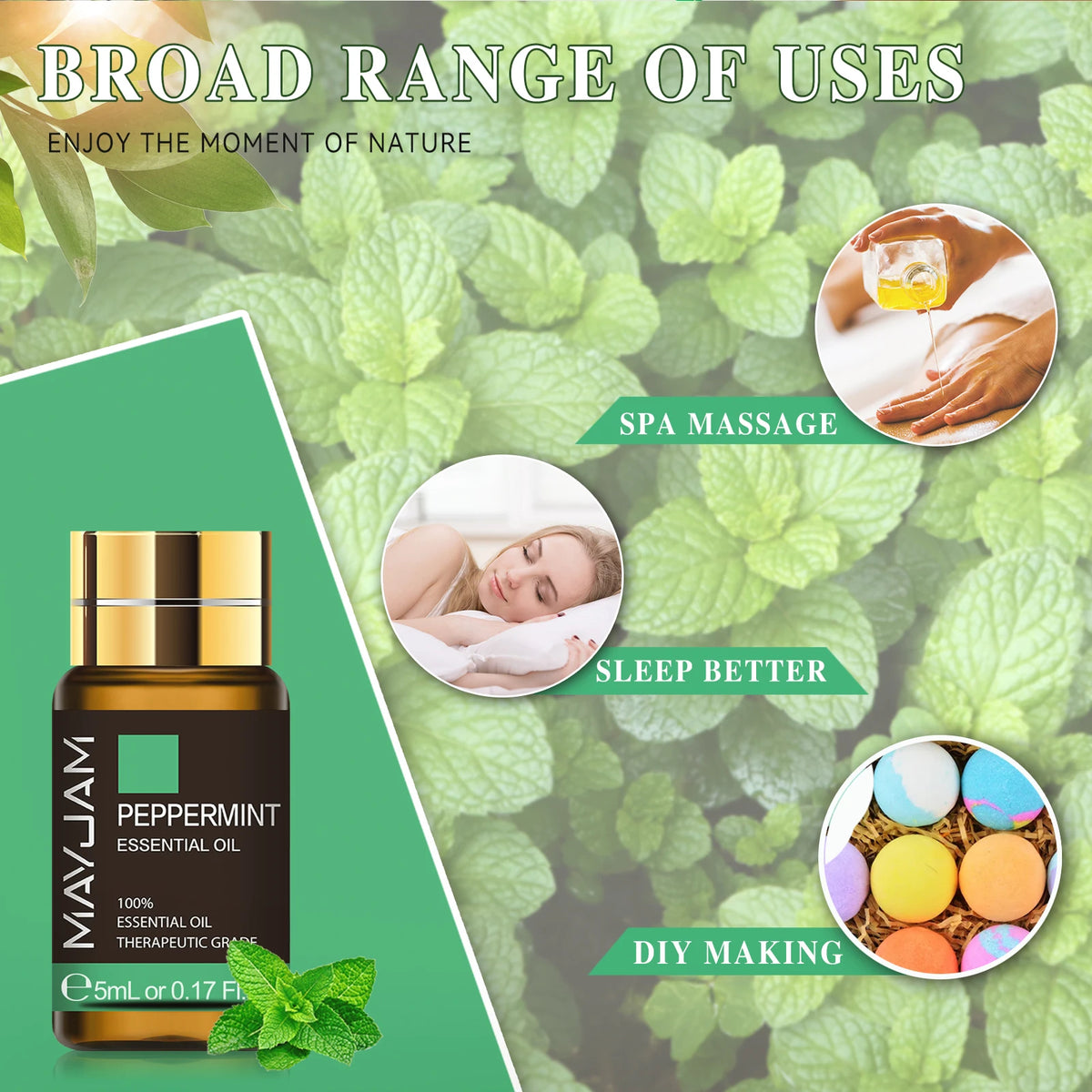 Mayjam Pure Essential Oils Set For Humidifier Diffuser And Candles